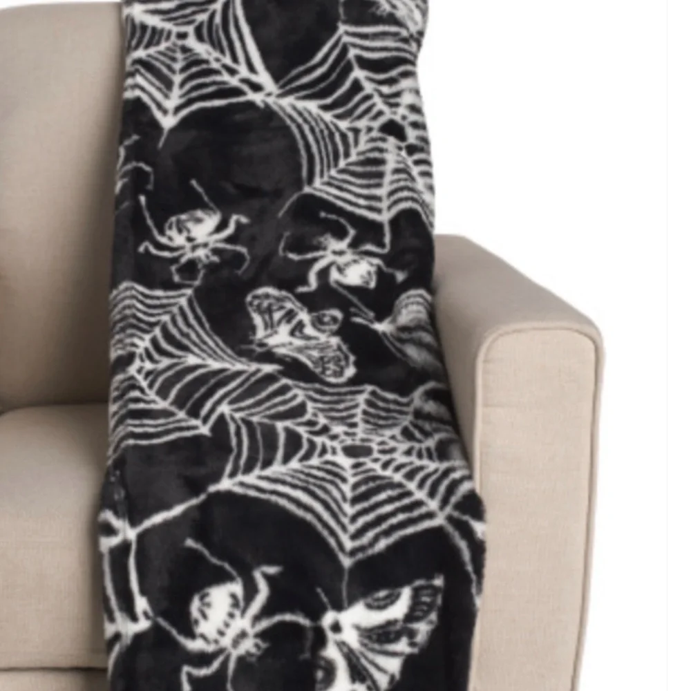 RACHEL ZOE Charlotte Webs Koda Throw-50” x 70”